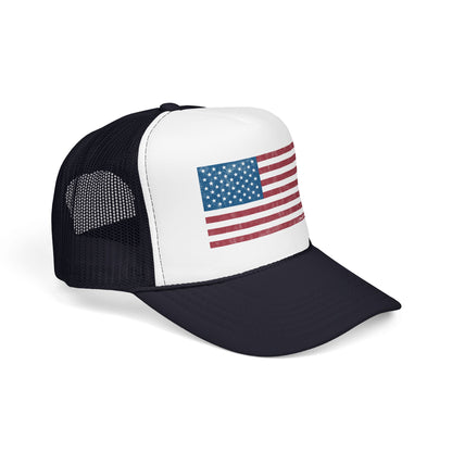 Vintage American Flag Trucker Hat