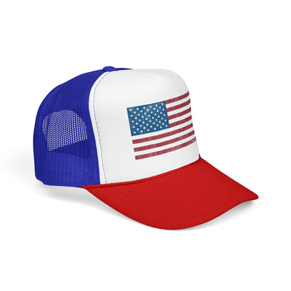 Vintage American Flag Trucker Hat