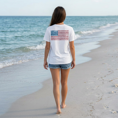 Vintage American Flag Tee | Celebrate 250